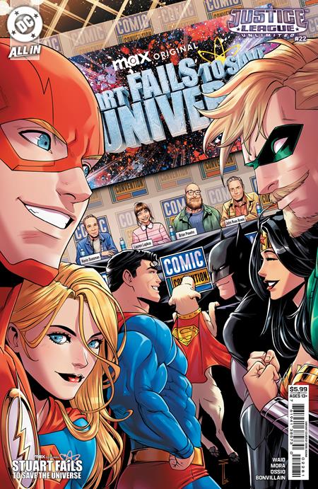 Justice League Unlimited #22 Cvr G Serg Acuna Stuart Fails To Save The Universe Card Stock Variant | 25 August 2026