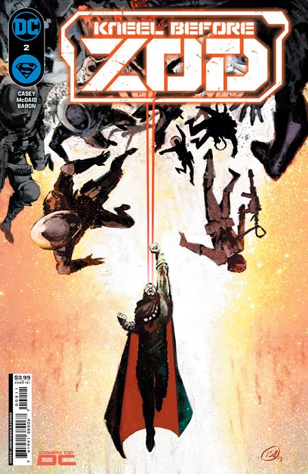 《Kneel Before Zod》#2(共 12 個)封面 A Jason Shawn Alexander