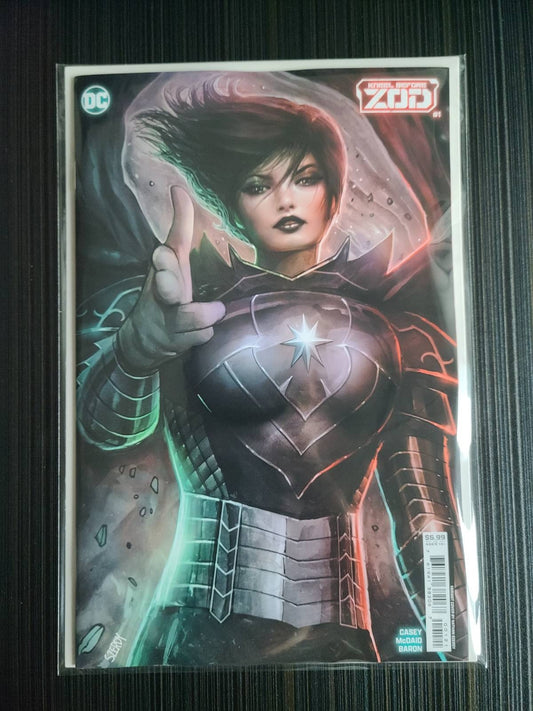 Kneel Before Zod #1 (of 12) Cover B Nathan Szerdy Card Stock Variant