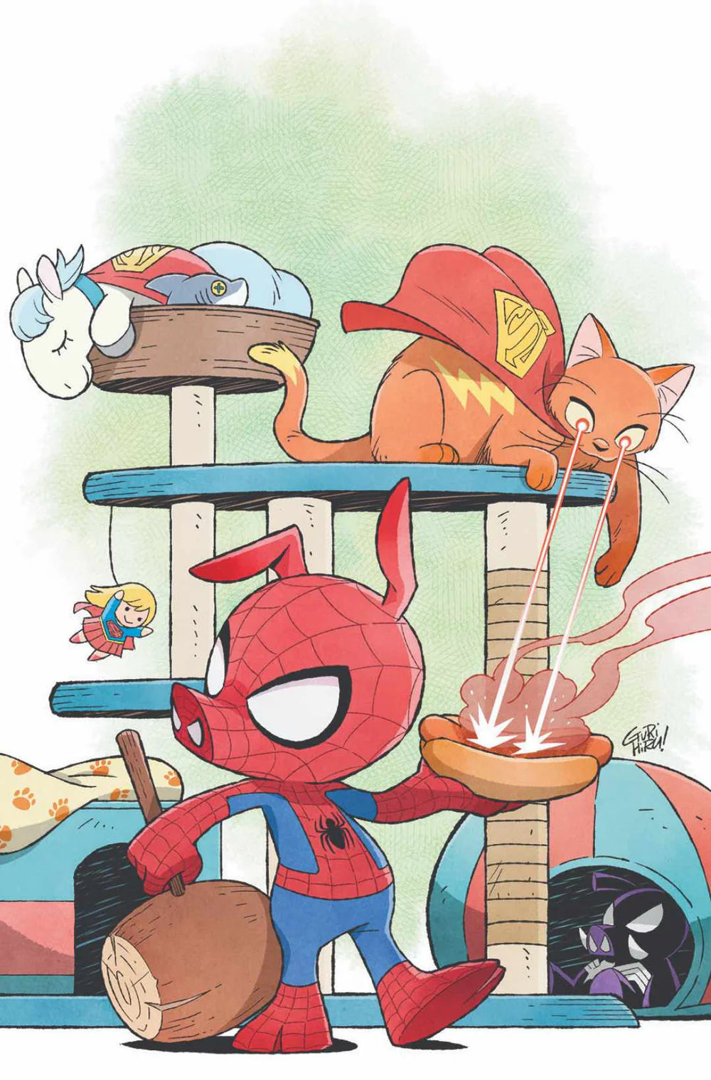MARVEL/DC: SPIDER-MAN/SUPERMAN #1 GURIHIRU (EXCLUSIVE) FOIL VARIANT
