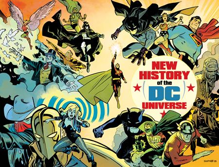 DC 宇宙新史 #1(共 4 本)封面 A Chris Samnee 环绕式封面