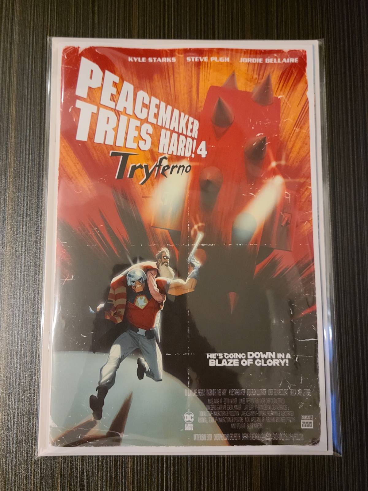 Peacemaker Tries Hard #4 (of 6) Cover C Kris Anka Movie Poster Variant (MR)