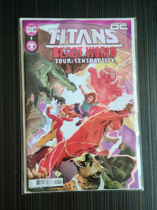 Titans Beast World Tour Central City #1 (One Shot) Cover A Mikel Janin