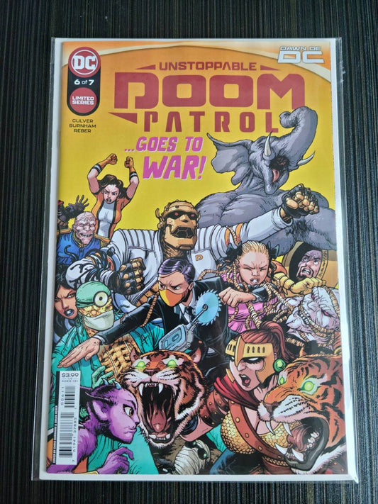 《势不可挡的末日巡逻队》第 6 期(共 7 期)封面 A Chris Burnham