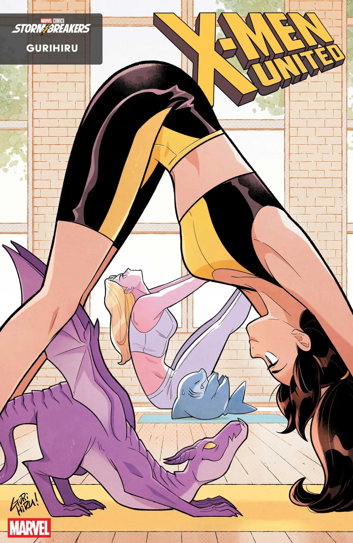 Eight Marvel Heroes Workout Variant Covers (Complete Set)