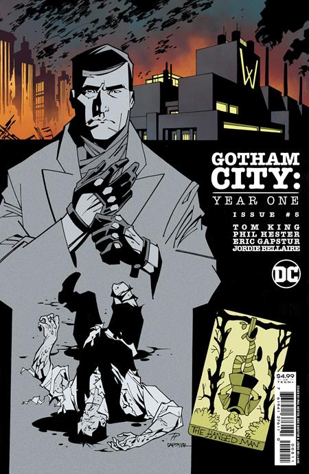 man in grey in gotham