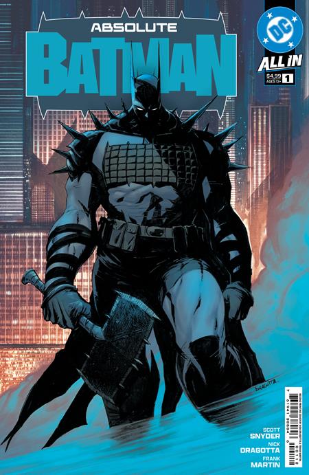 Absolute Batman #1 第二版封面 A Nick Dragotta | 2024 年 10 月 29 日