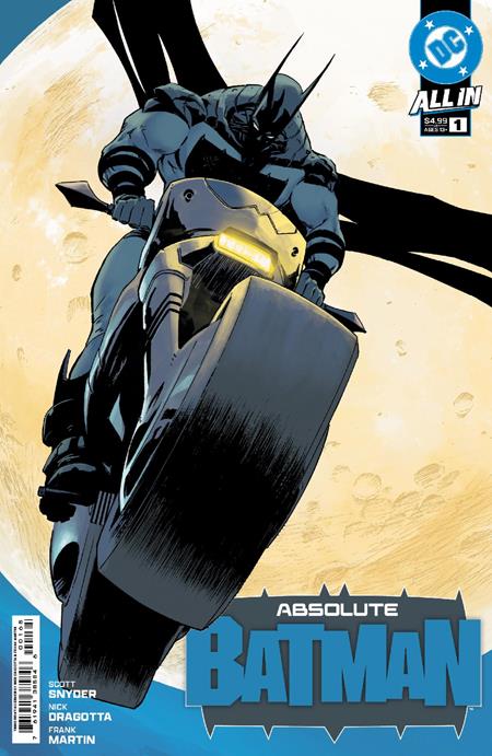 Absolute Batman #1 第三版封面 A Nick Dragotta | 2024 年 11 月 26 日