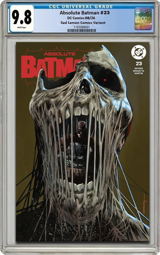 ABSOLUTE BATMAN #23 CGC 9.8 Rafa Sandoval Homage Variant Cover