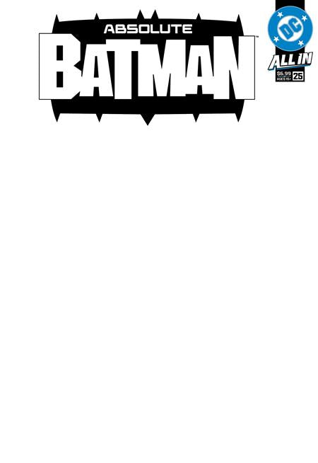 Absolute Batman #25 Cvr E Blank Card Stock Variant | 27 October 2026
