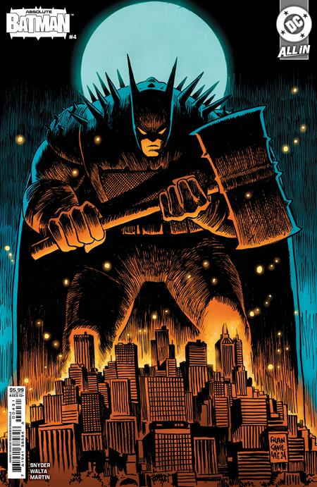 Absolute Batman #4 Cover C Francesco Francavilla Card Stock Variant | 7 January 2025