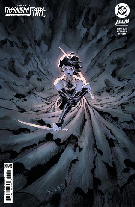 絕對卡珊卓·該隱：陰影之手 #1 (一次性漫畫) 封面 B Matias Bergara 卡紙變體 | 2026 年 9 月 15 日
