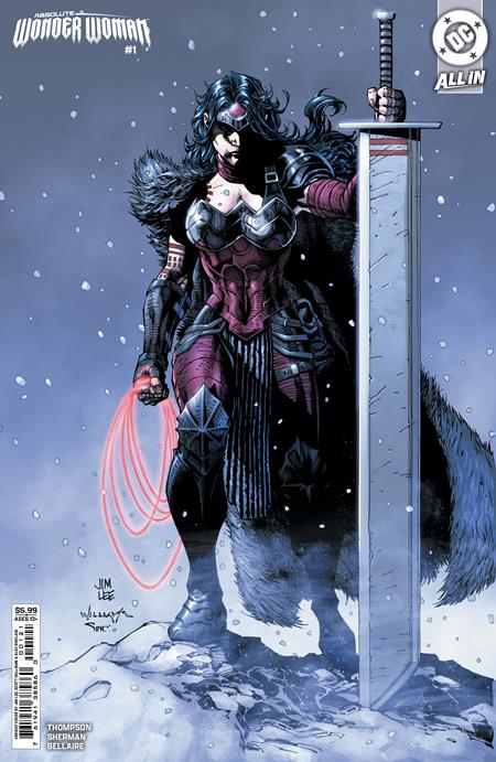 Absolute Wonder Woman #1 封面 C Jim Lee 卡片库存变体 | 2024 年 10 月 22 日