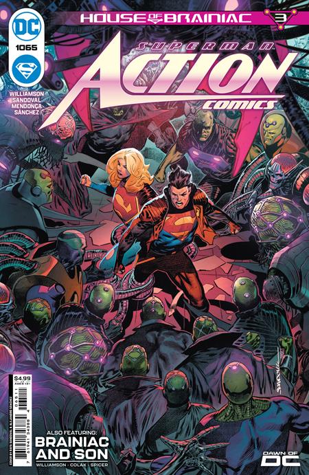 Action Comics #1065 Cover A Rafa Sandoval (House of Brainiac) | 14 May 2024