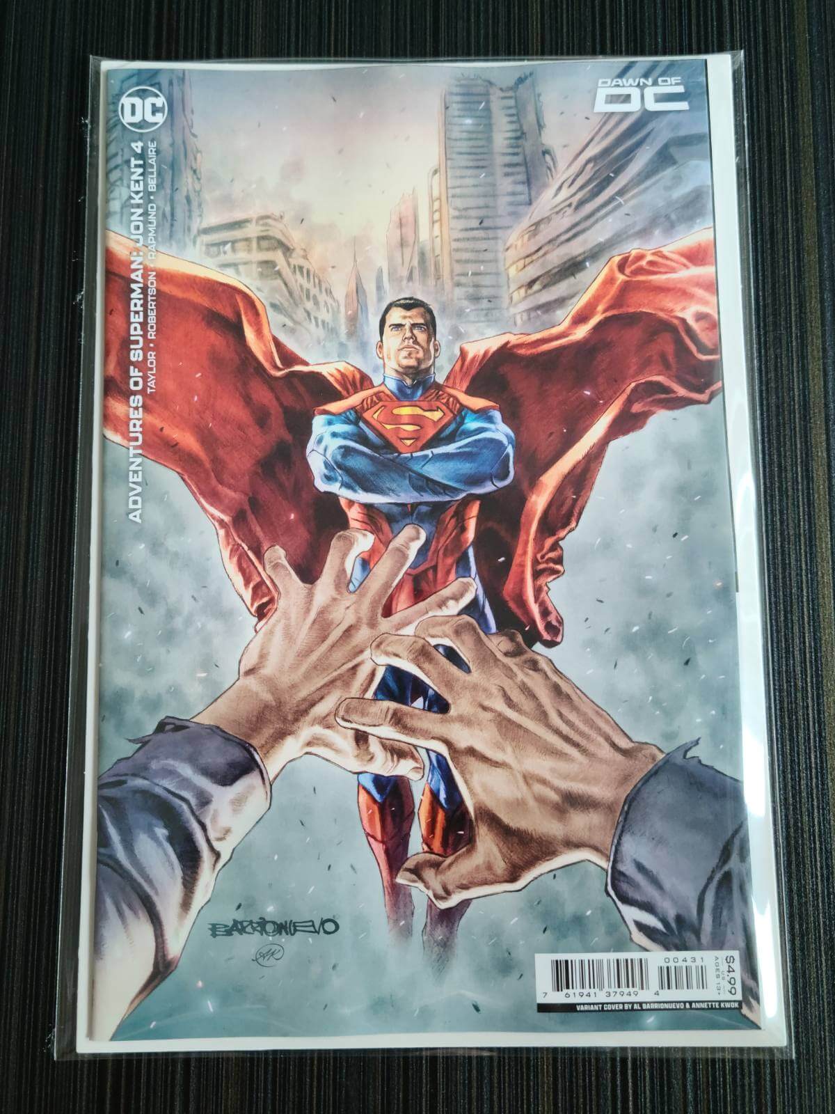 ADVENTURES OF SUPERMAN JON KENT #4 (OF 6) CVR C AL BARRIONUEVO CARD STOCK VAR
