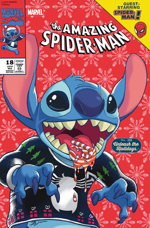 Amazing Spider-Man #18 Ben Su Disney Stitch Unleash The Holidays Variant | 24 December 2025