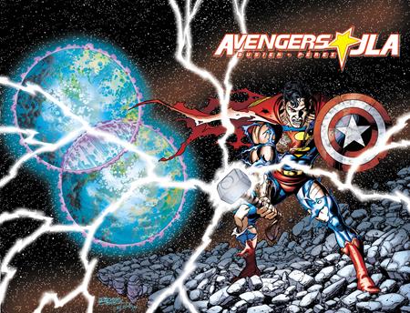 Avengers JLA #4 Facsimile Edition Cvr A George Perez Wraparound | 25 August 2026