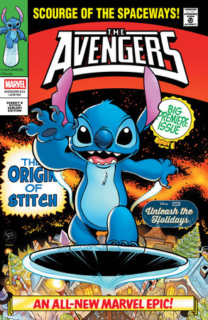 Avengers #33 Luciano Vecchio Disney Stitch Unleash The Holidays Variant | 17 December 2025