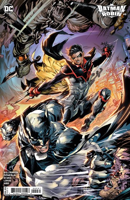 蝙蝠俠與羅賓 #9 封面 C 霍華德波特卡片紙變體 | 2024 年 5 月 14 日