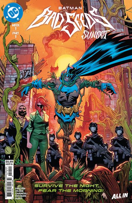 Batman Bad Seeds Sunset #1 (一次性漫画) 封面A Giuseppe Camuncoli & Cliff Rathburn | 2026年8月25日