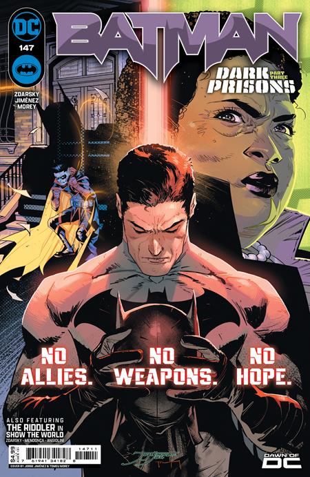 《蝙蝠俠》#147 封面為豪爾赫·希門尼斯 (Jorge Jimenez) | 2024 年 5 月 7 日