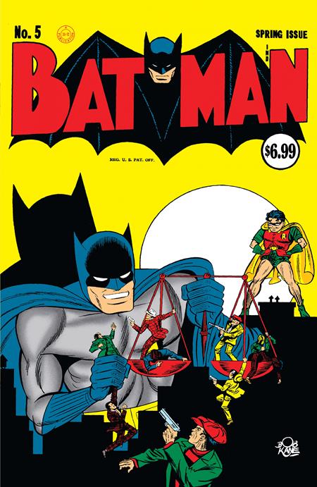 蝙蝠俠 #5 傳真版封面 A 鮑伯凱恩 (Bob Kane)