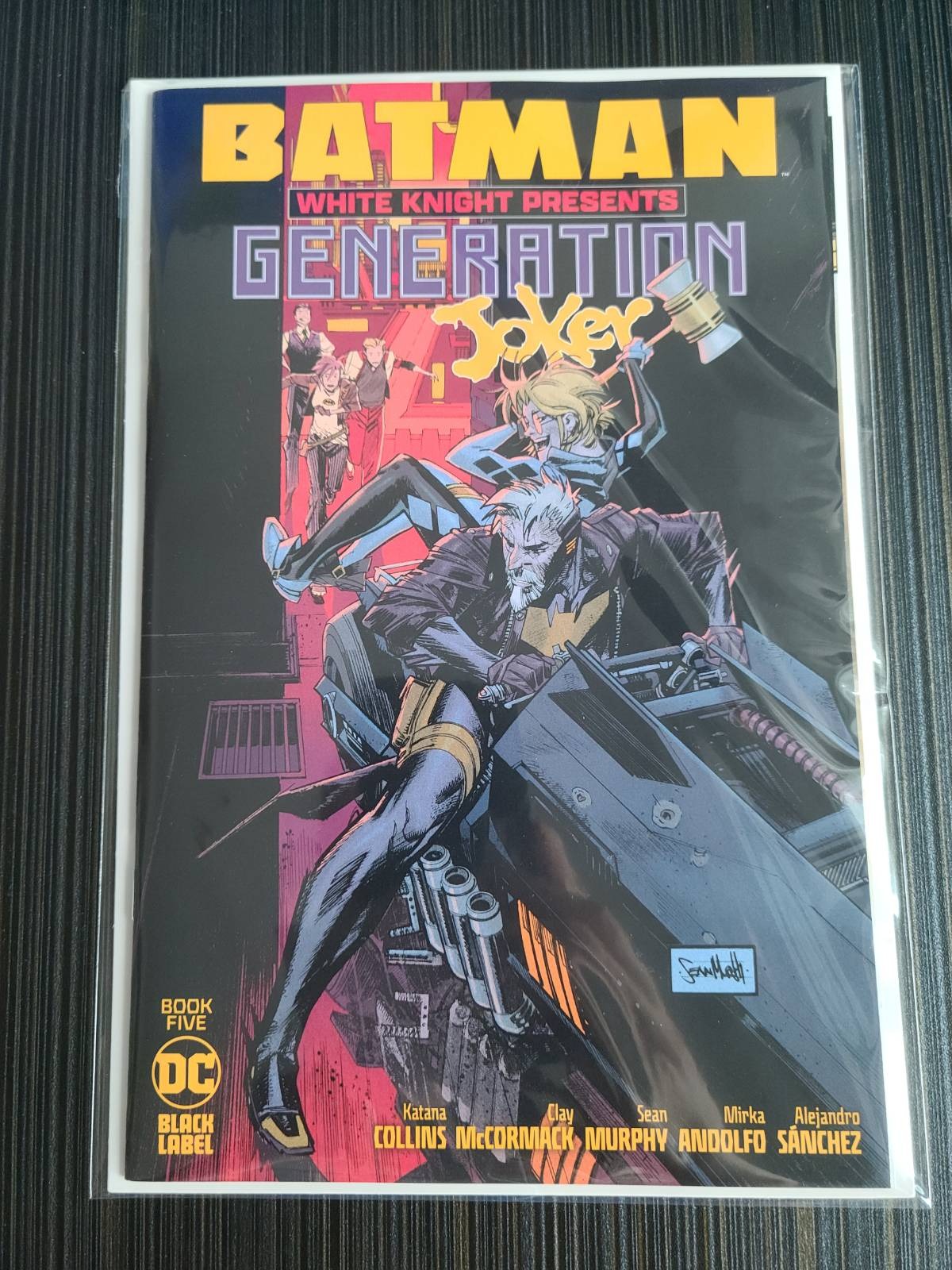 蝙蝠俠白騎士推出《小丑一代》#5（共 6 張）封面肖恩·墨菲（MR）