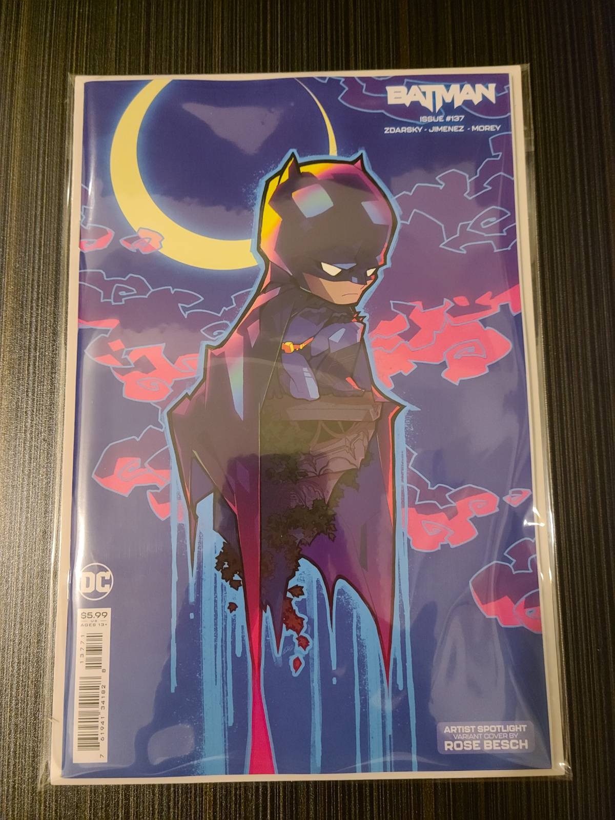 Batman #137 Cover D Rose Besch Creator Card Stock Variant (Batman Catwoman The Gotham War)