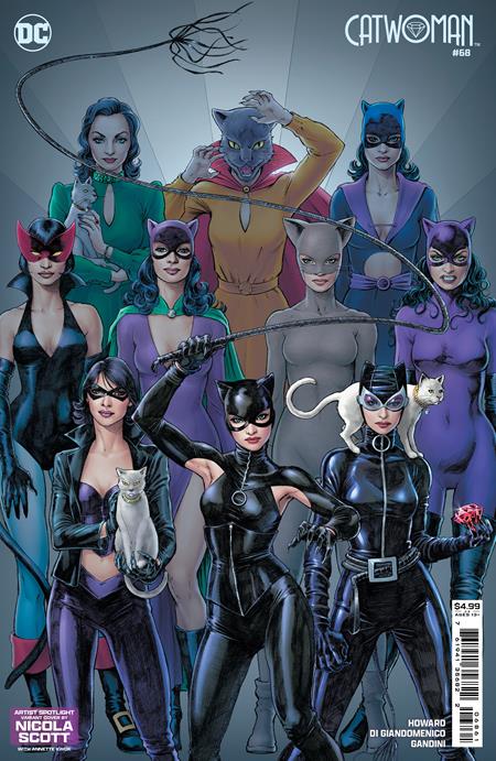 Catwoman #68 Cover D Nicola Scott Artist Spotlight Card Stock Variant | 17 September 2024