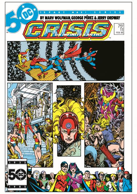 Crisis On Infinite Earths #11 Facsimile Edition Cover A George Perez | 18 February 2025