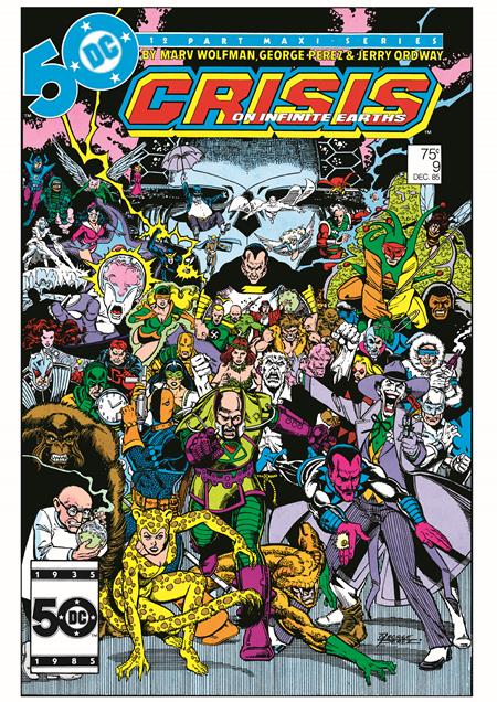 Crisis On Infinite Earths #9 Facsimile Edition Cover A George Perez | 17 December 2024