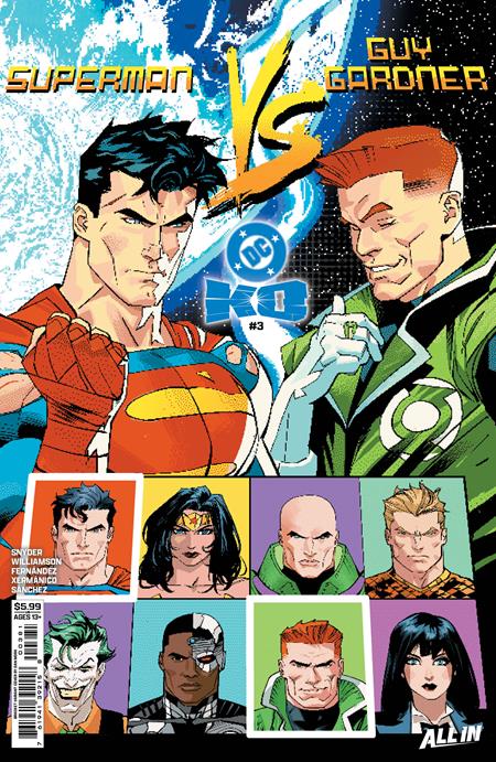 DC K.O. #3 (of 5) Cover G Dan Mora Bracket Card Stock Variant