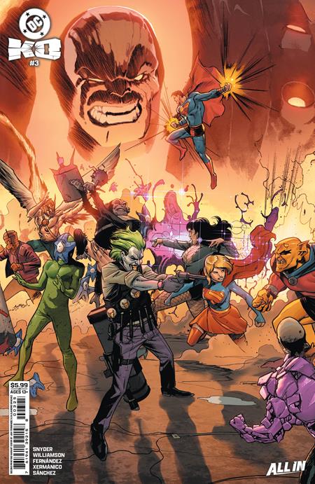 DC K.O. #3 (of 5) Second Printing Cover B Javier Fernandez Connecting Card Stock Variant | 28 April 2026