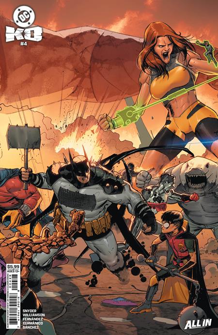 DC K.O. #4 (of 5) Second Printing Cover B Javier Fernandez Connecting Card stock Variant | 28 April 2026