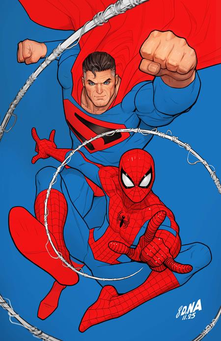 DC Marvel Superman Spider-Man #1 (One Shot) Cover Q David Nakayama Kingdom Come Superman & Spider-Man Card Stock Variant | 24 March 2026