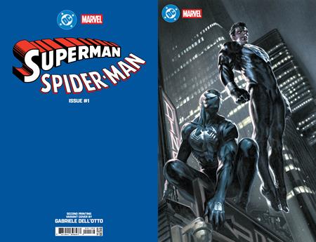 DC Marvel Superman Spider-Man #1 (One Shot) Second Printing Cover D Gabriele Dell'Otto Foil Card Stock Variant | 26 May 2026