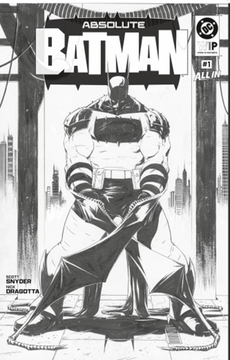 DC W.I.P. Absolute Batman #1 Second Printing Cvr A Nick Dragotta (December 2026)