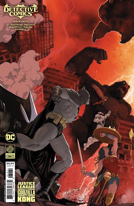 Detective Comics #1074 Cover G Mikel Janin Justice League vs Godzilla vs Kong