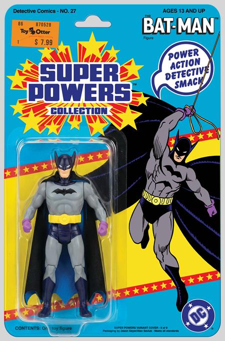 Detective Comics #27 Facsimile Edition Cvr B Jason Geyer & Alex Saviuk First Appearance Batman Super Powers Action Figure Card Stock Variant (2026) | 4 August 2026
