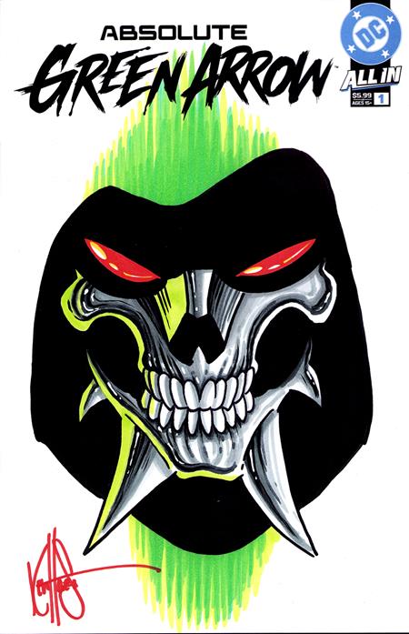 Absolute Green Arrow #1 Blank Variant Signed and Remarked By Ken Haeser | 27 October 2026