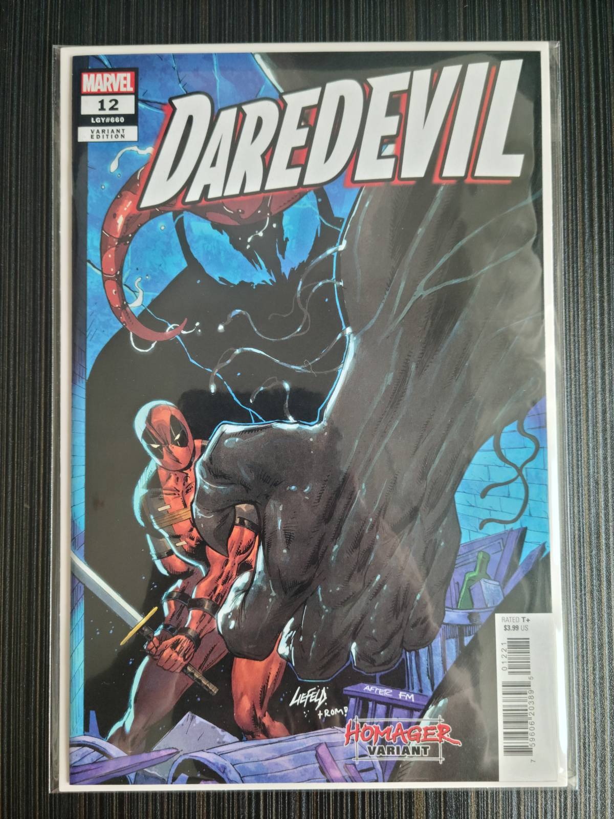 Daredevil #12 Rob Liefeld Homager Variant, Vol 7. 2022-2023