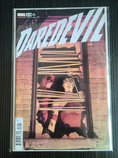 Daredevil #14 Dave Wachter Windowshades Variant, Vol 7. 2022-2023