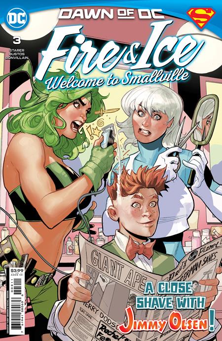 火與冰 歡迎來到超人前傳 #3 (共 6) 封面 A Terry Dodson