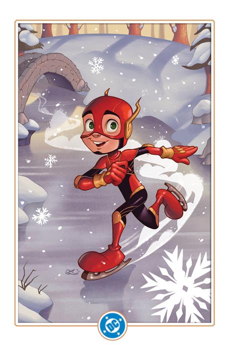 Flash #16 封面 D Chrissie Zullo DC Winter Wonderland 卡片库存变体 | 2024 年 12 月 24 日