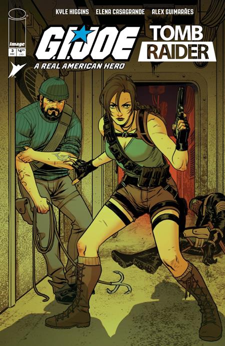 Gi Joe A Real American Hero Tomb Raider #3 (of 5) Cvr A Elena Casagrande & Alex Guimaraes