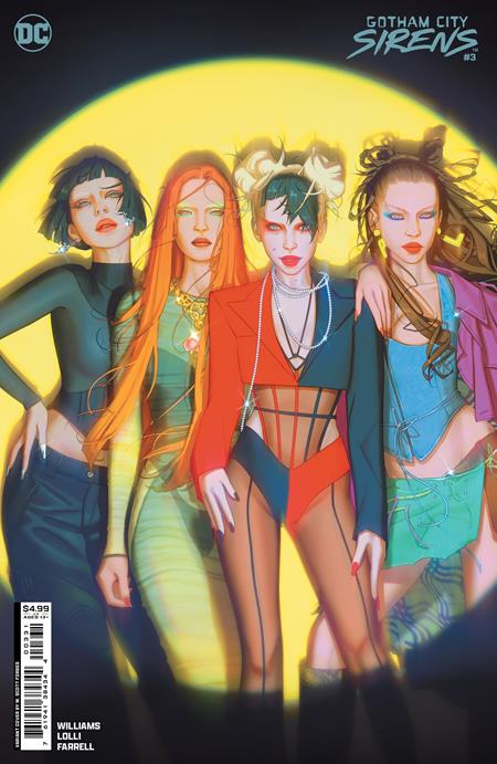 Gotham City Sirens #3（共 4 張）封面 BW Scott Forbes 卡片紙變體