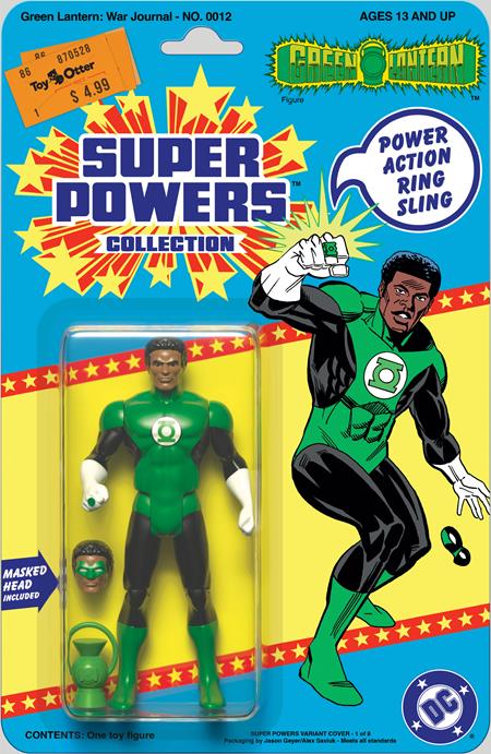 Green Lantern War Journal #12 Cover C Jason Geyer & Alex Saviuk DC Super Powers Card Stock Variant