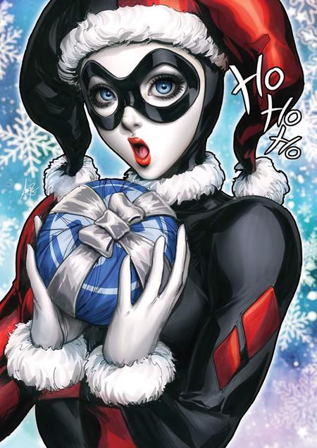 Harley Quinn #34 封面 C Stanley Artgerm Lau DC 節日賀卡特別版變體