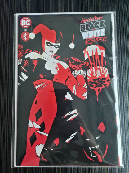 哈莉·奎因 (Harley Quinn) 黑色白色 Redder #3 (共 6 张) 封面 A Cliff Chiang