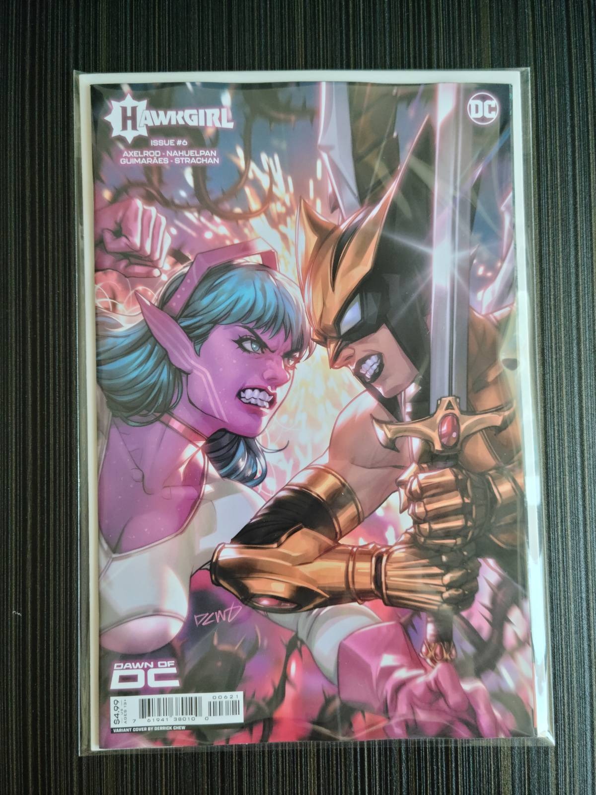 Hawkgirl #6 (of 6) Cover B Derrick Chew Card Stock Variant